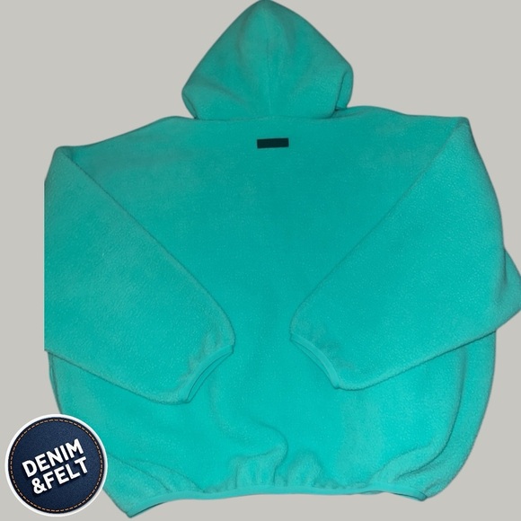 Essentials Fear of God Essentials Mint Leaf Polar Fleece Hoodie/Pullover | NEW🔥 - Picture 9 of 15